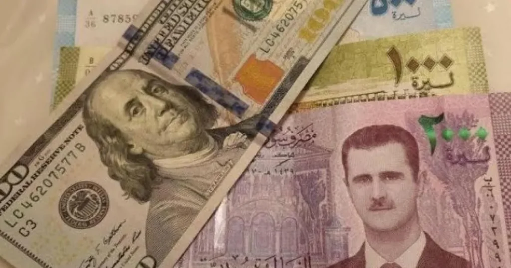 سعر الليرة السورية مقابل