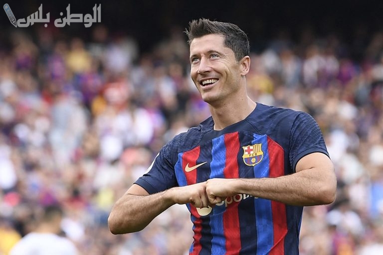 ليفاندوفسكي يتصدر ترتيب هدافي الدوري الإسباني بعد هدفه في مرمى رايو فاليكانو