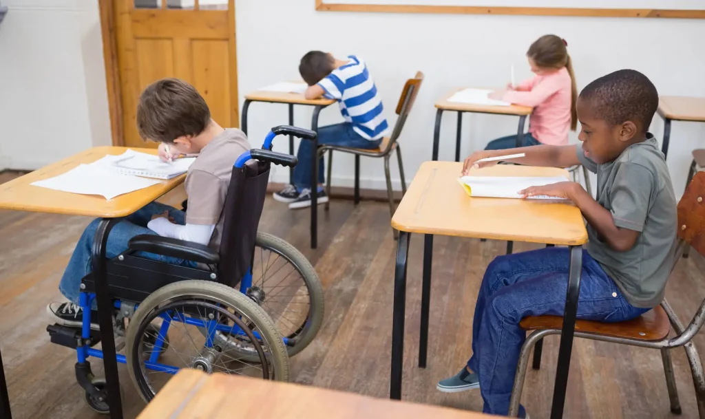 إعفاء الطلاب ذو الإعاقة
