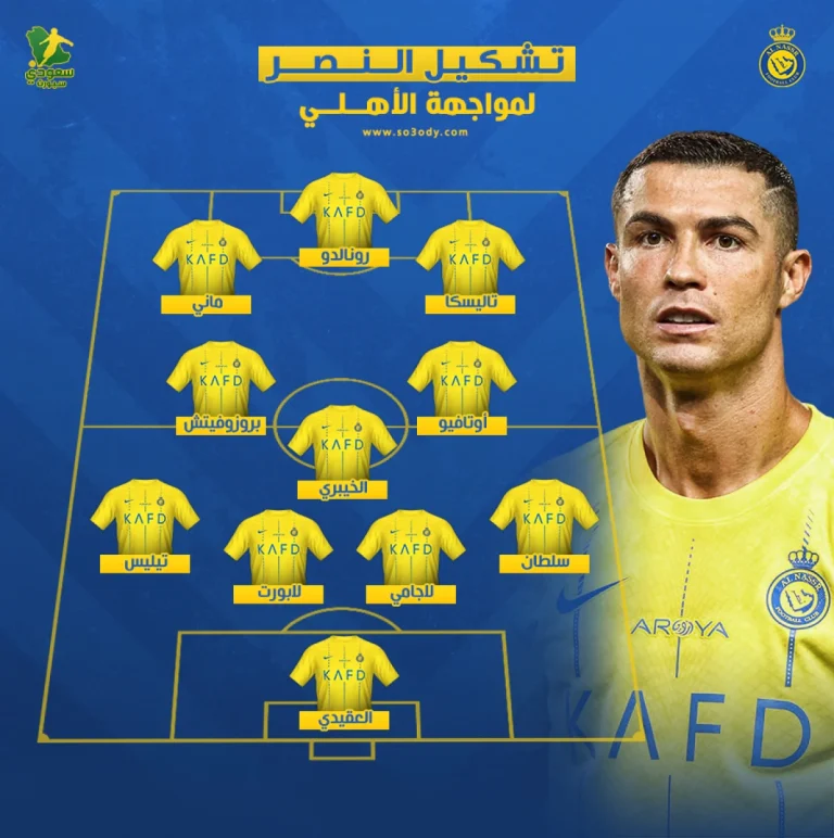 بيولي يعلن تشكيل النصر لمواجهة الأهلي في دوري روشن