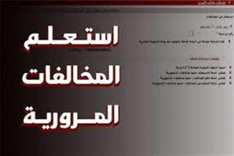 بالرقم القومي أو رقم اللوحة فقط!! هذه خطوات الاستعلام عن المخالفات المرورية 2025