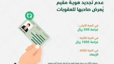 خطوات تجديد الإقامة