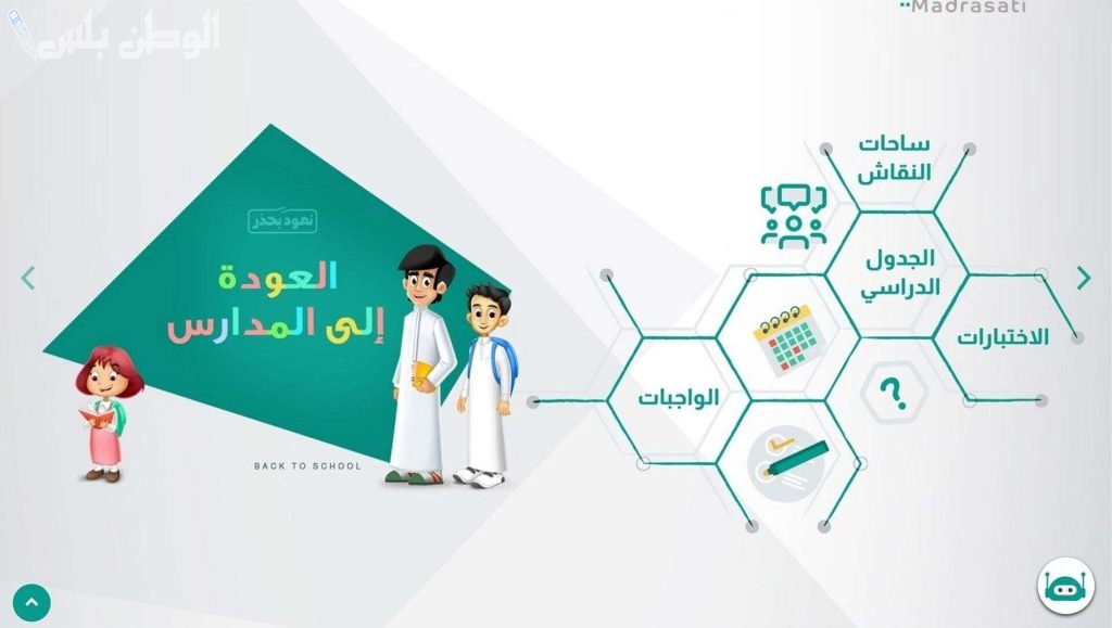 رفع الواجبات المدرسية عبر