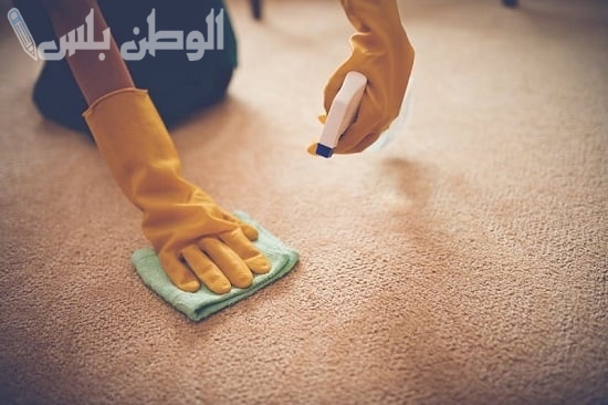 طرق تنظيف السجاد بدون