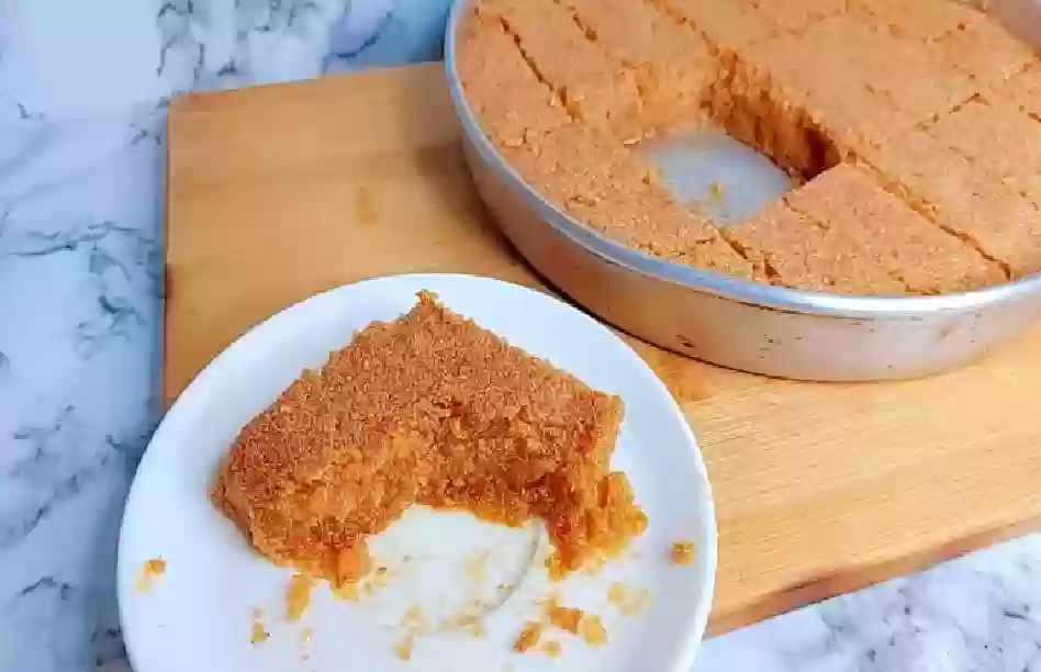 طريقة عمل البسبوسة المرملة