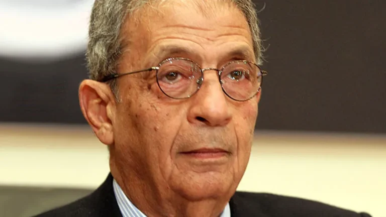 عمرو موسى الأمين العام الأسبق لجامعة الدول العربية يوضح حجم إسرائيل