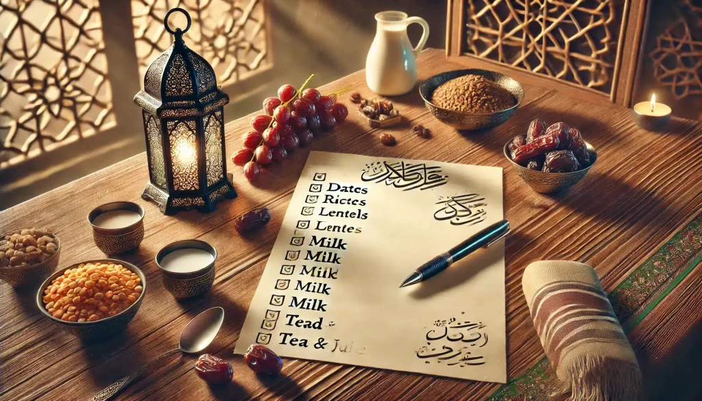 قائمة المقاضي الأساسية لشهر