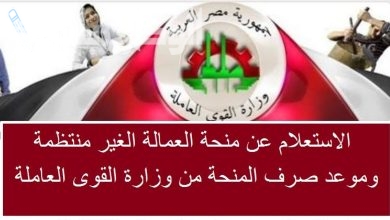 منحة العمالة الغير منتظمة