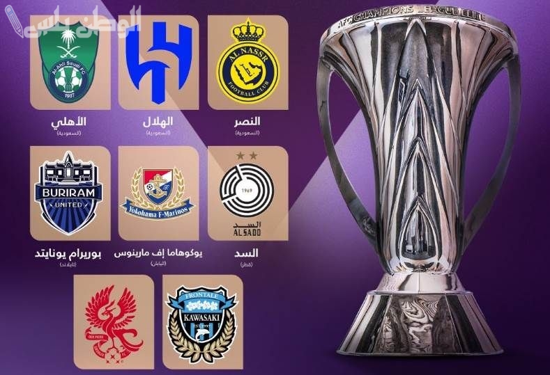 قرعة ربع نهائي دوري أبطال آسيا للنخبة تسفر عن مواجهات نارية بين أندية الشرق والغرب