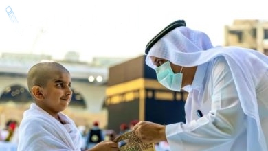 الأعمال التطوعية بالحرمين