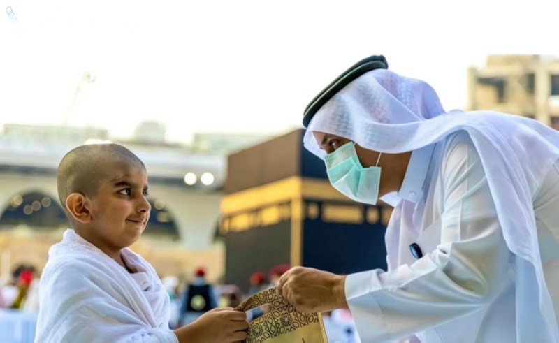 الأعمال التطوعية بالحرمين