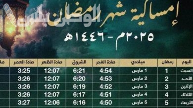 مواقيت صلاة المغرب