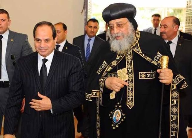 السيسي بيأكد دعمه لعيد