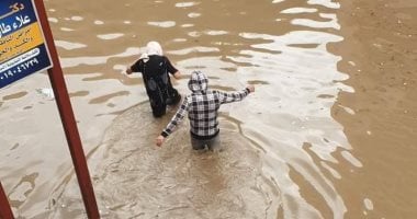 أمطار غزيرة تغرق عدة