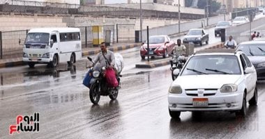 أمطار على مناطق متفرقة