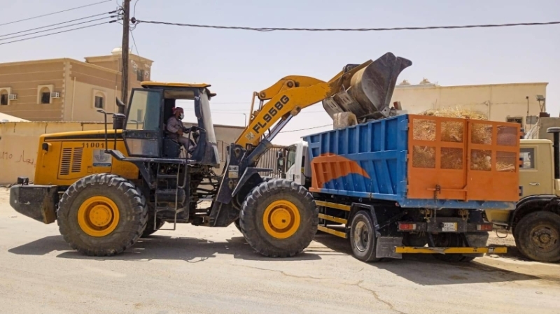 إزالة 8600 م³ من