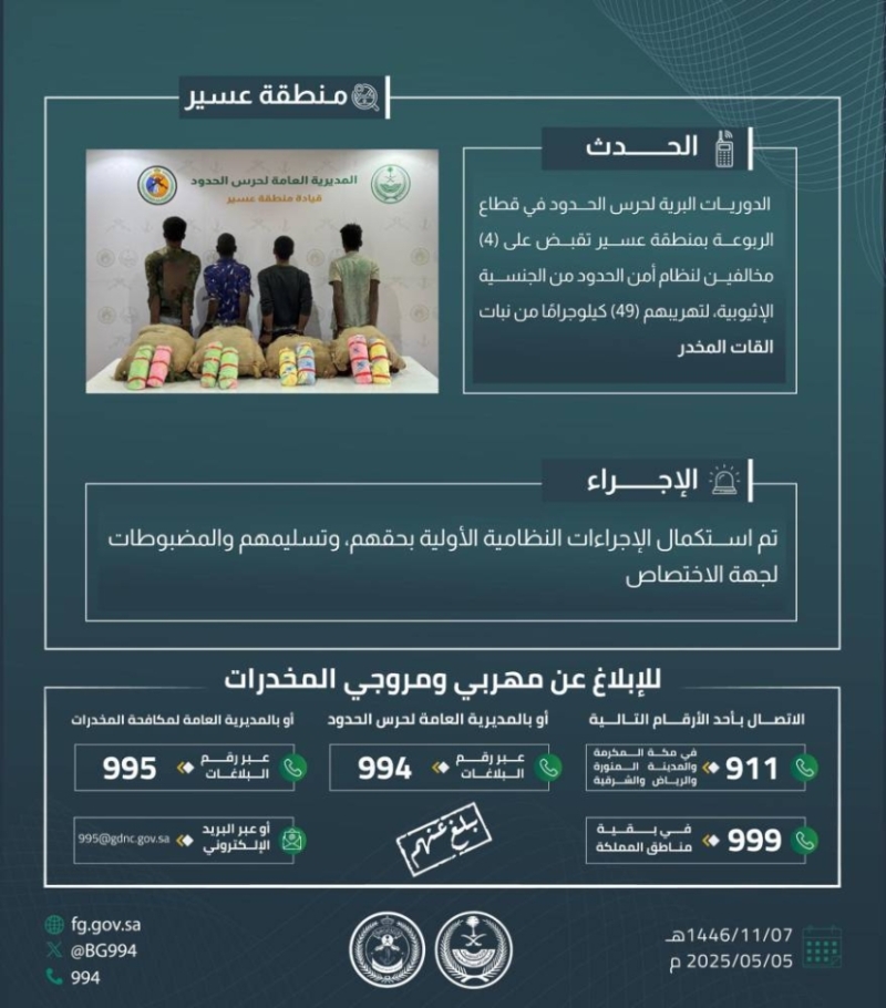 إلقاء القبض على 4