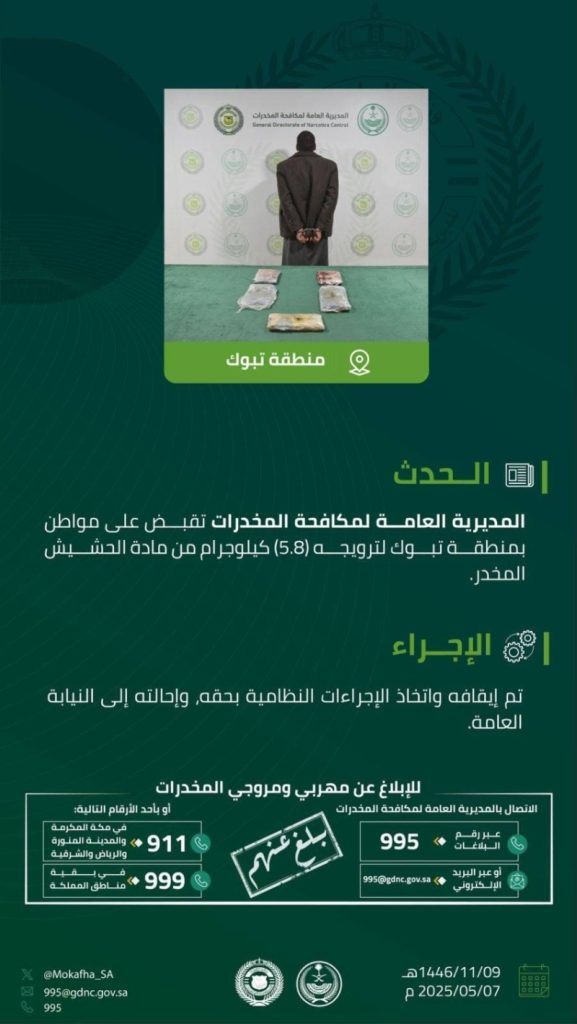 إلقاء القبض على مُروج
