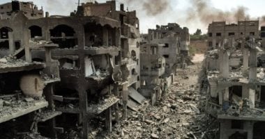 استشهاد 32 فلسطينيا بقصف