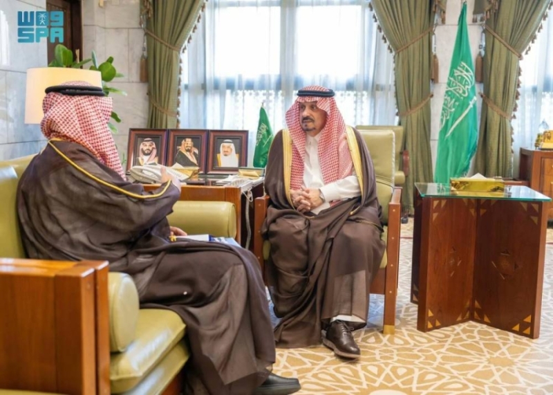 استقبال أمير الرياض للدكتور