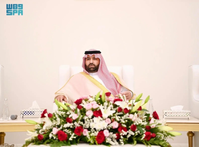 استقبال أمير جازان للمهنئين