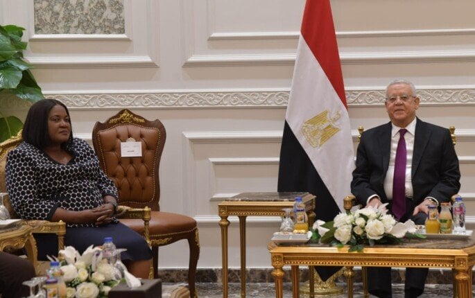 استقبال المستشار حنفي جبالي