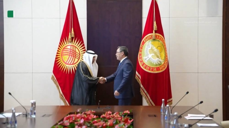 استقبال رئيس قيرغيزستان لرئيس