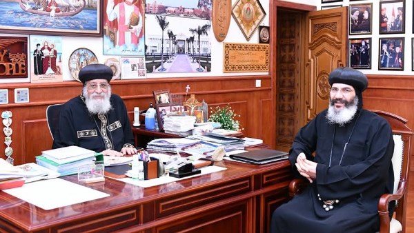 استقبال مميز للبابا تواضروس
