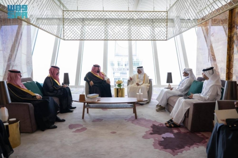 الإبراهيم ووزير المالية القطري