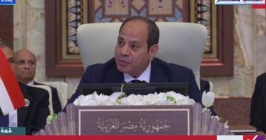 الرئيس السيسى: لا سلام