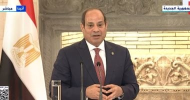 الرئيس السيسى: لن ننسى