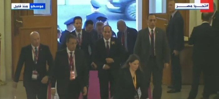 الرئيس السيسي يزور الكرملين