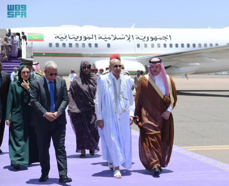 الرئيس الموريتاني يزور المدينة