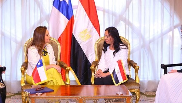 بحثت وزيرة التضامن مع نائبة وزير خارجية تشيلي تعزيز التعاون