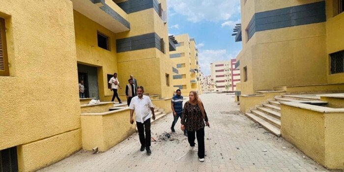تفقد مسئولون بالإسكان أعمال