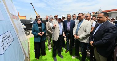 تفقد مشروع صرف صحي