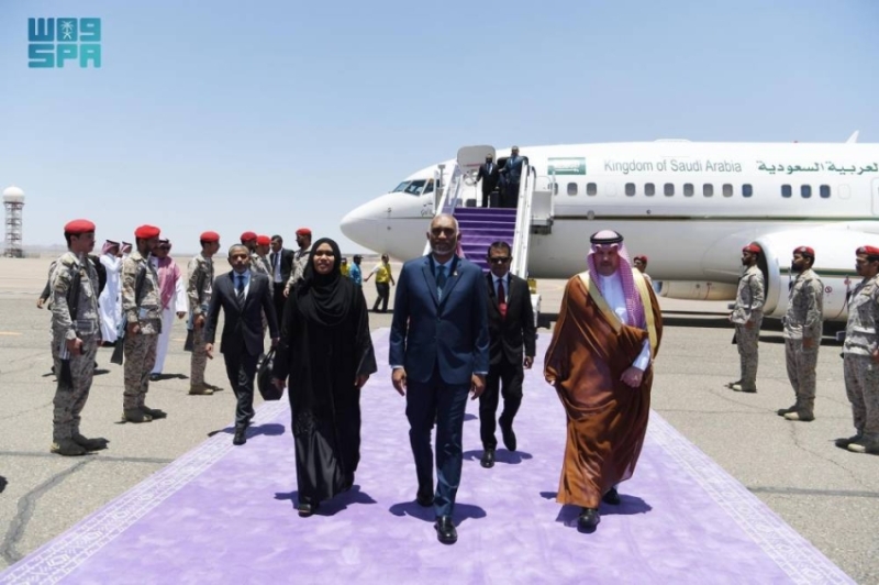 رئيس المالديف يزور المدينة