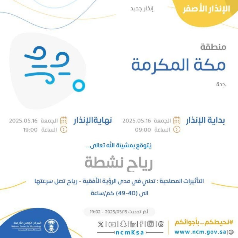 رياح شديدة تضرب جدة