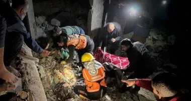 12 شهيدا فى قصف إسرائيلى على قطاع غزة منذ فجر اليوم