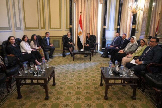 لقاء وزيرة التضامن مع