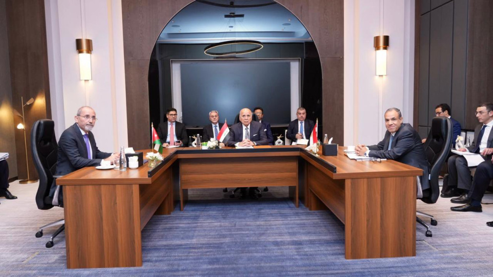 مباحثات أردنية مصرية عراقية