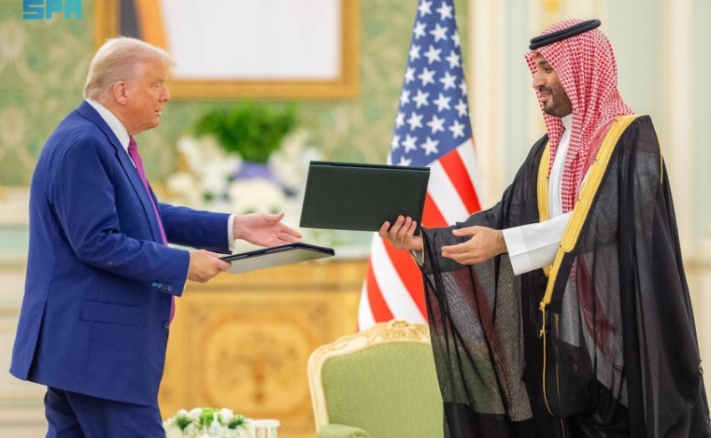 ولي العهد والرئيس الأمريكي