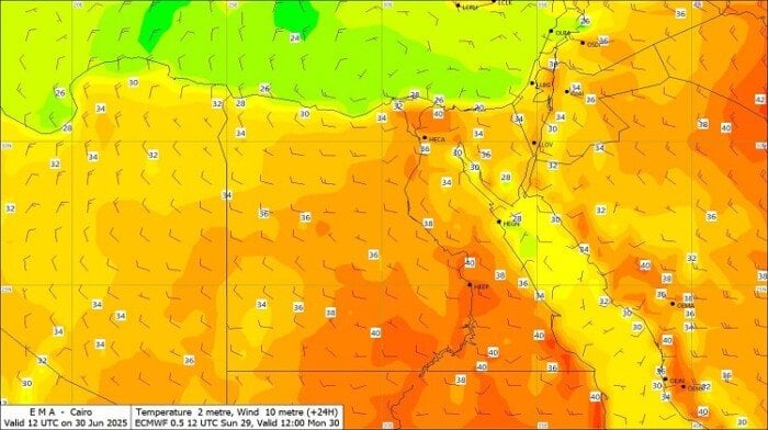 أجواء حارة ورطوبة مرتفعة...