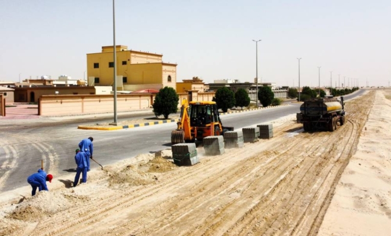 أعمال تنفيذ ممشى رياضي