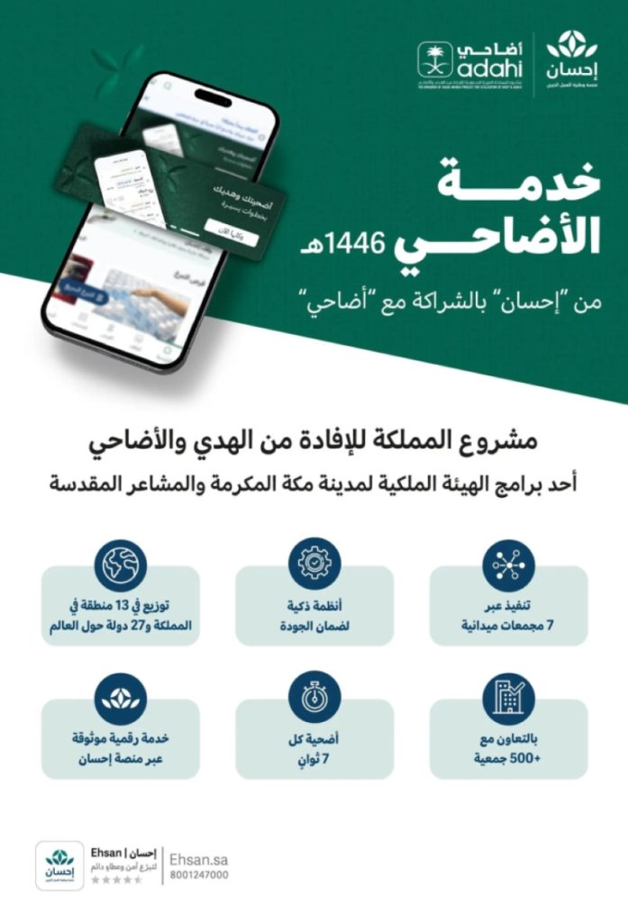 "إحسان" تواصل دعم الأضاحي