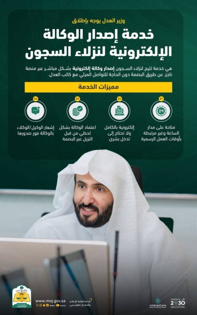 إطلاق خدمة وكالة إلكترونية