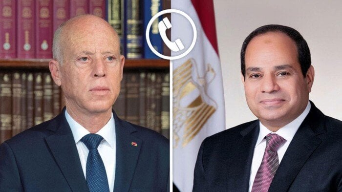 اتصال هاتفي بين السيسي