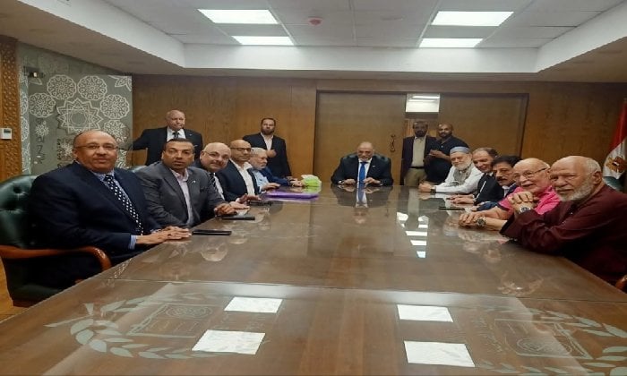 اجتماع تاريخي برئاسة القصبي
