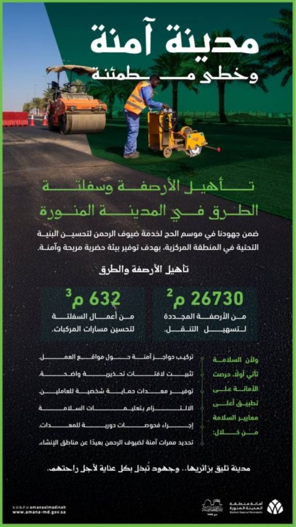 استعدادات أمانة المدينة لاستقبال
