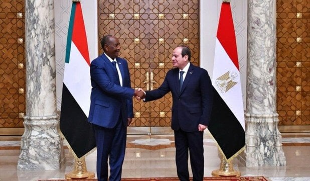 استقبال الرئيس السيسي لرئيس